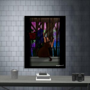 Stained Glass -11x14 Poster Paper Print