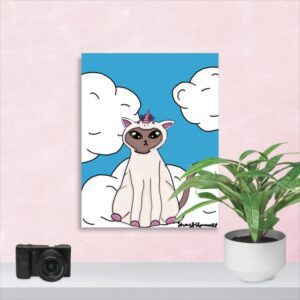 Unicorn Kitty 11x14 Poster Print