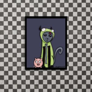 Gir Kitty 11x14 Poster Print
