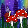 Magical Snail 11x14 Poster Print - Image 2