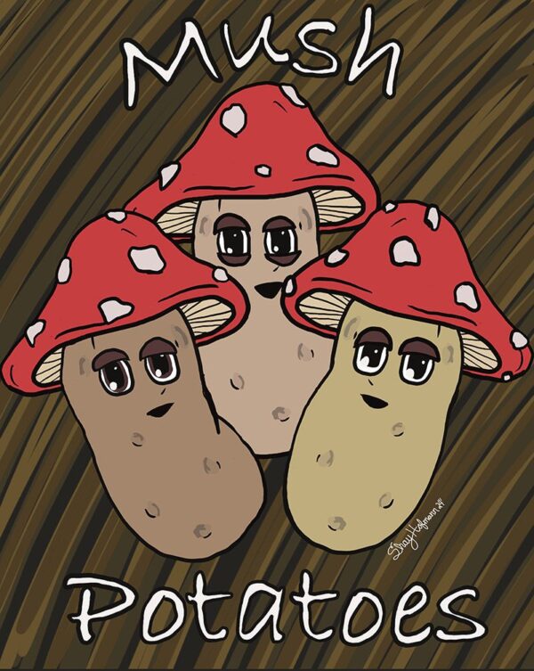 Mush Potatoes 11x14 Poster Print - Image 2